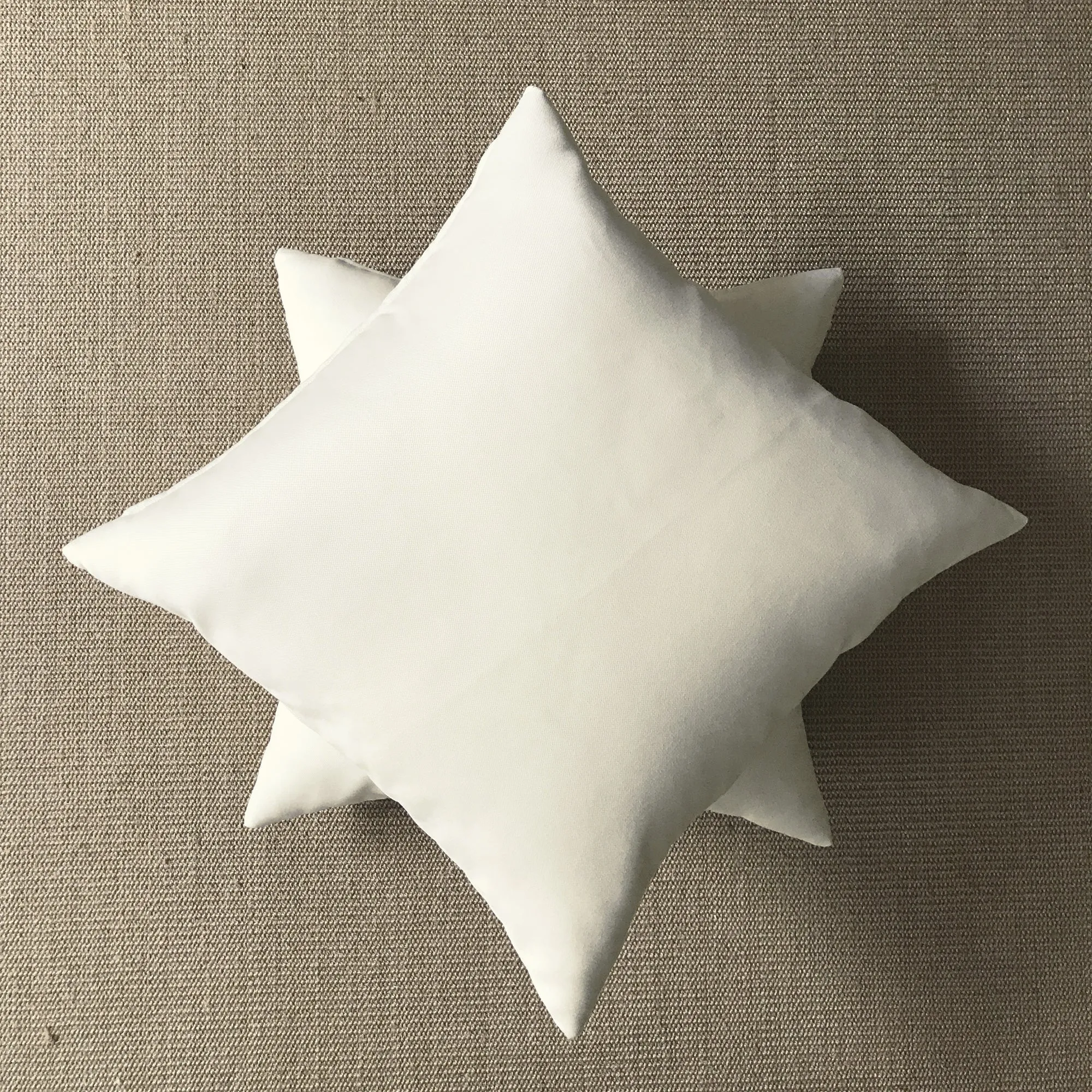 Cream  Solid Throw Pillow Cover 22x22