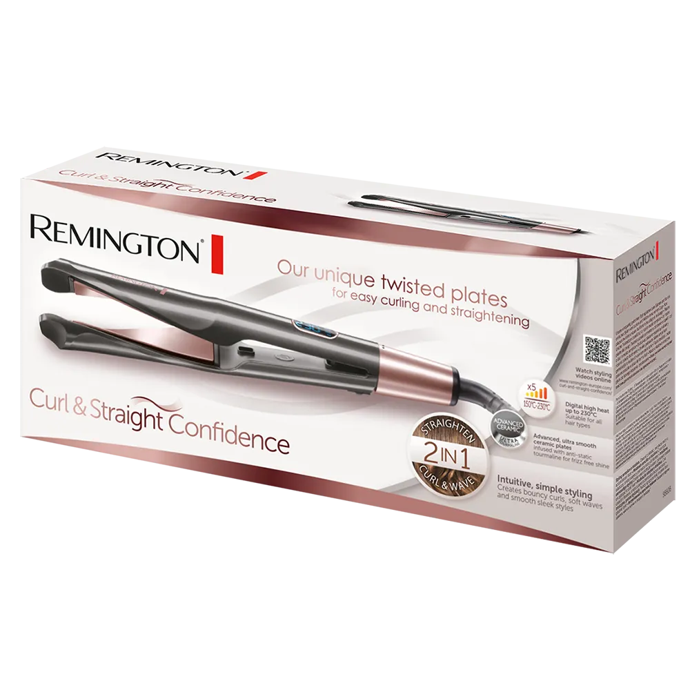 Curl & Straight Confidence Straightener S6606