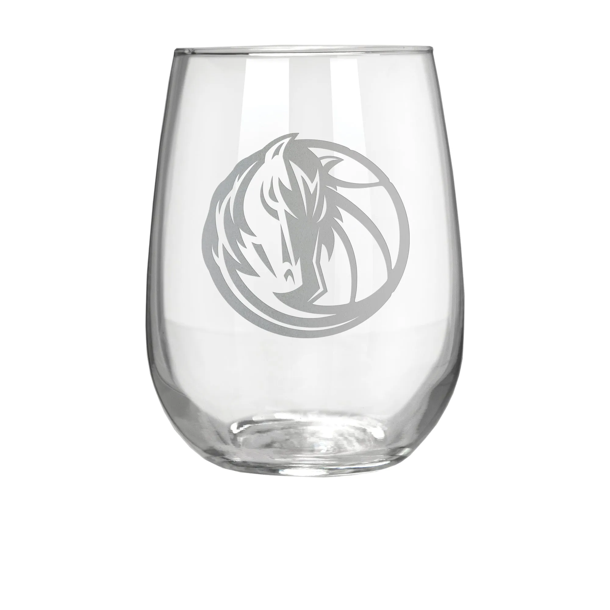 Dallas Mavericks 17 oz. Stemless Wine Glass