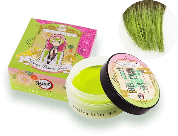 Demon Slayer Colored Hair Wax: Kanroji Mitsuri Green