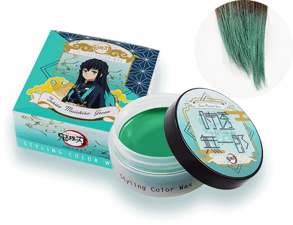 Demon Slayer Colored Hair Wax: Tokito Muichiro Green