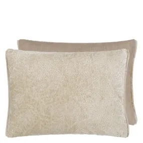 Designers Guild Cartouche Linen Velvet Decorative Pillow