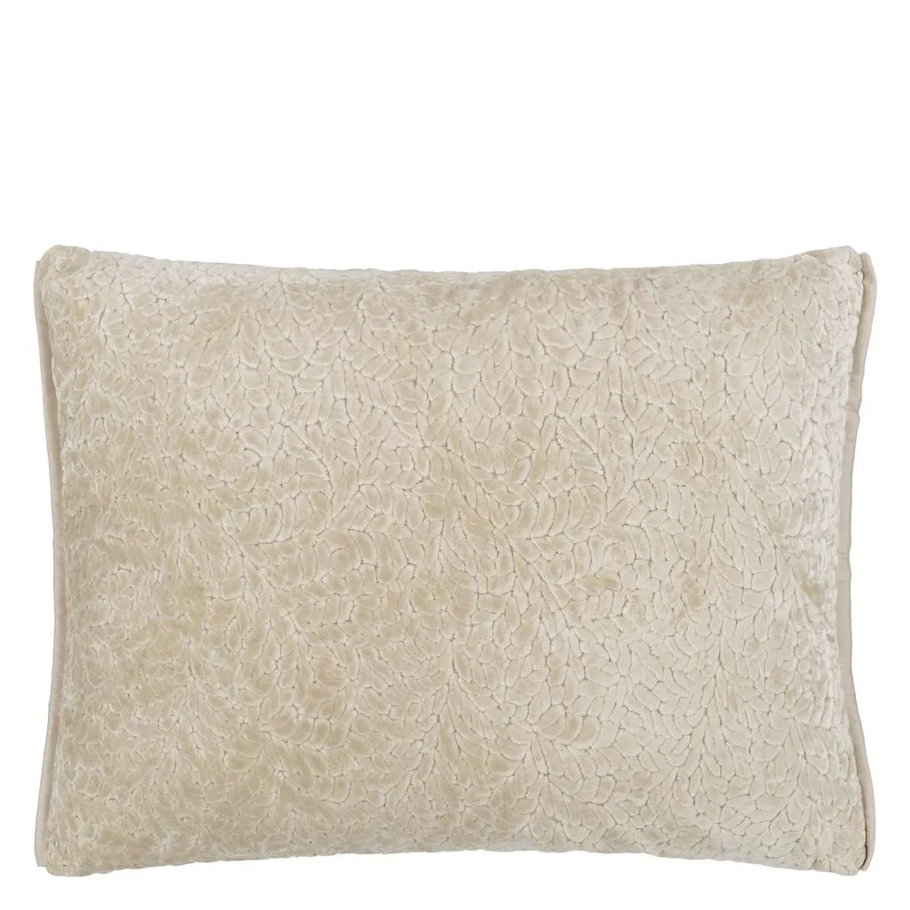 Designers Guild Cartouche Linen Velvet Decorative Pillow