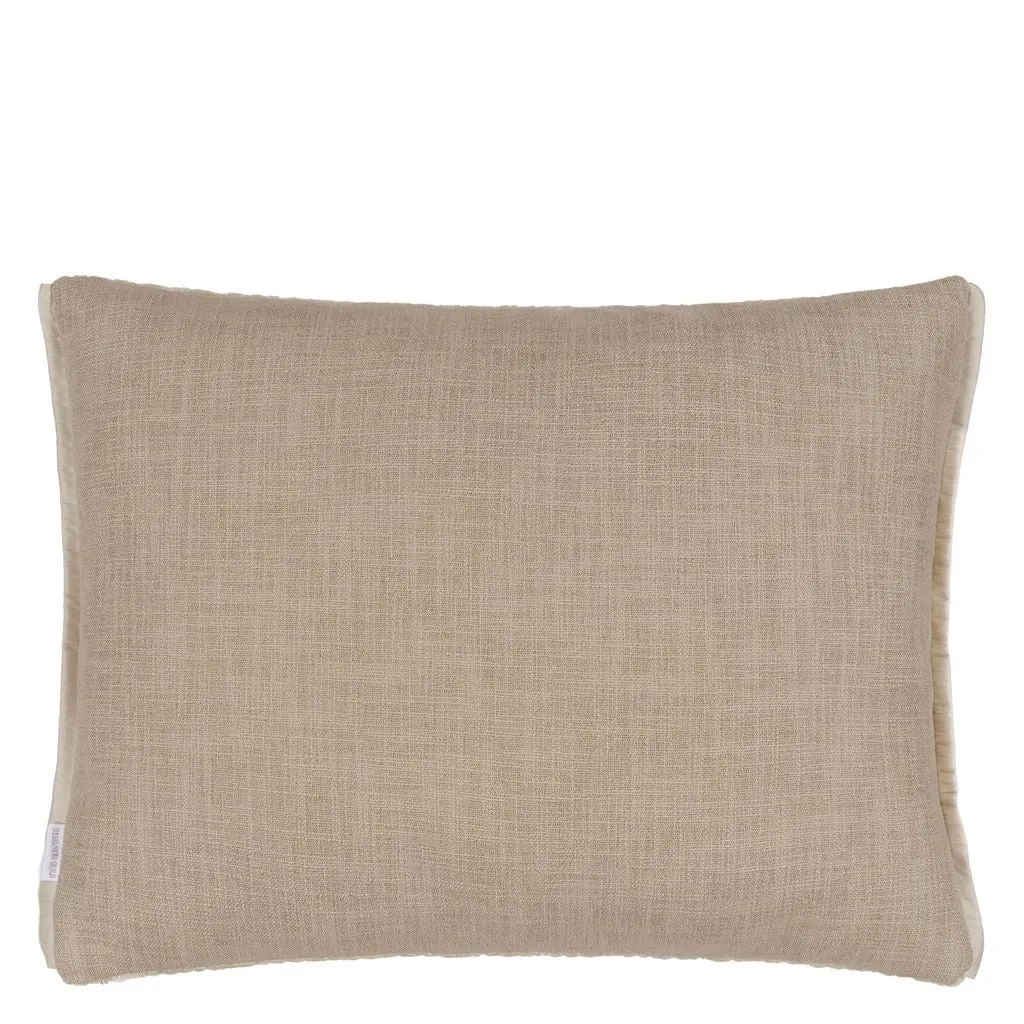 Designers Guild Cartouche Linen Velvet Decorative Pillow