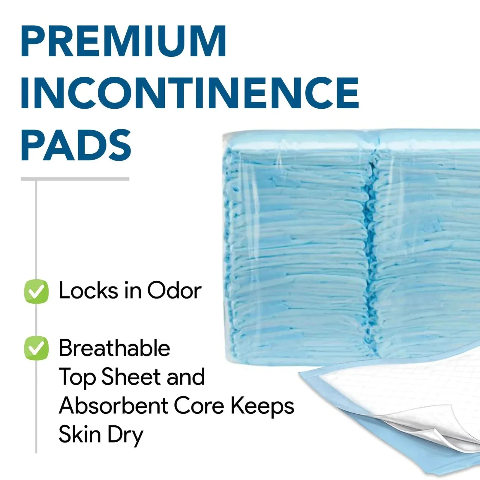 Disposable Incontinence Chucks Light Absorbance 17" x 24"