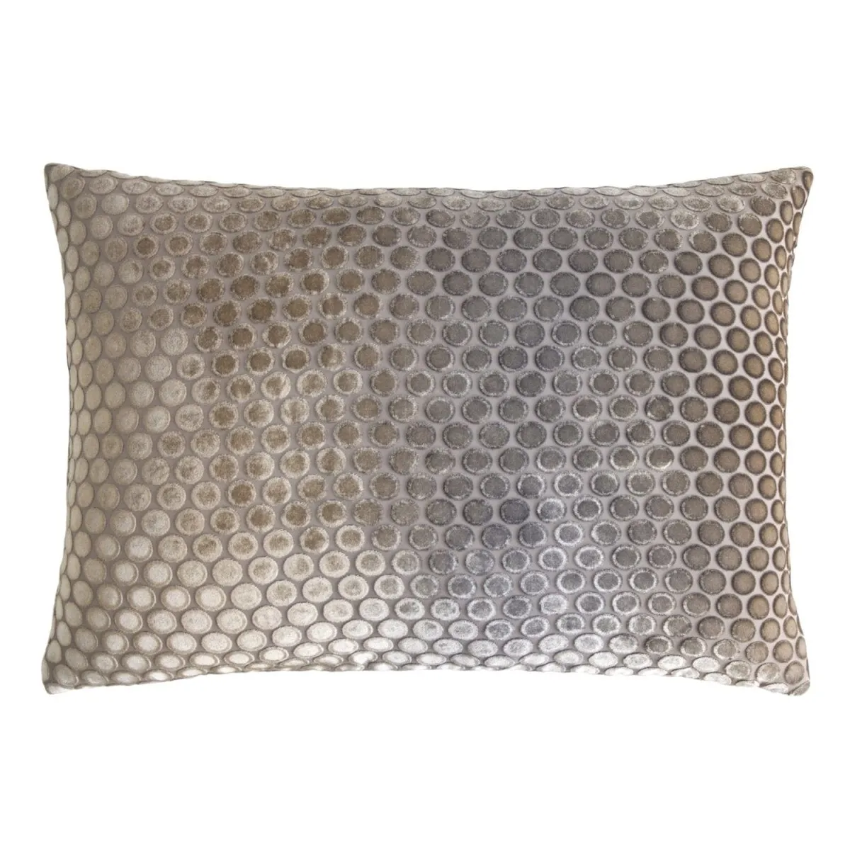 Dots Velvet Coyote Pillows by Kevin O'Brien Studio