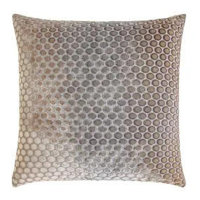 Dots Velvet Coyote Pillows by Kevin O'Brien Studio