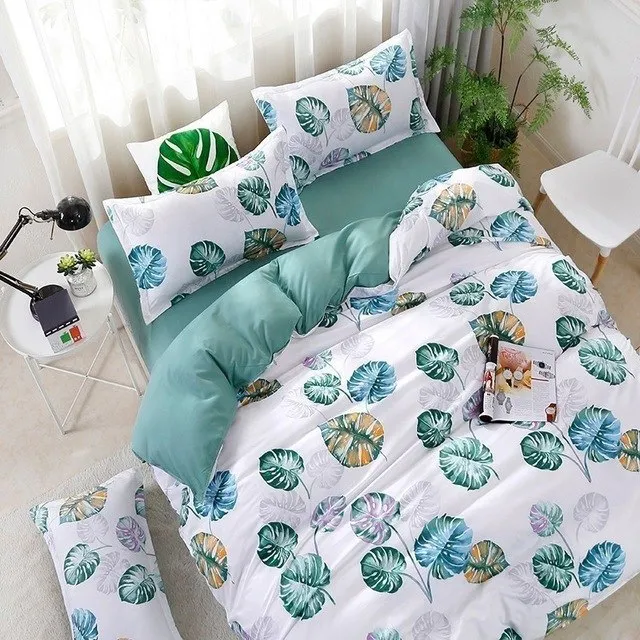 Duvet Cover Sheet Pillow Case Lovely Kitty Bedding Set