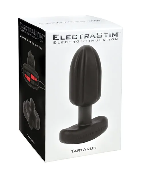 ElectraStim Silicone Noir Tartarus Butt Plug