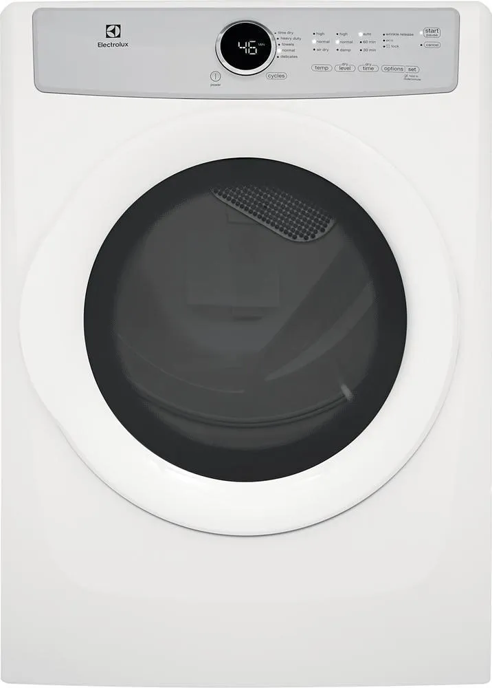 Electrolux - 8 cu. Ft  Gas Dryer in White - EFDG317TIW