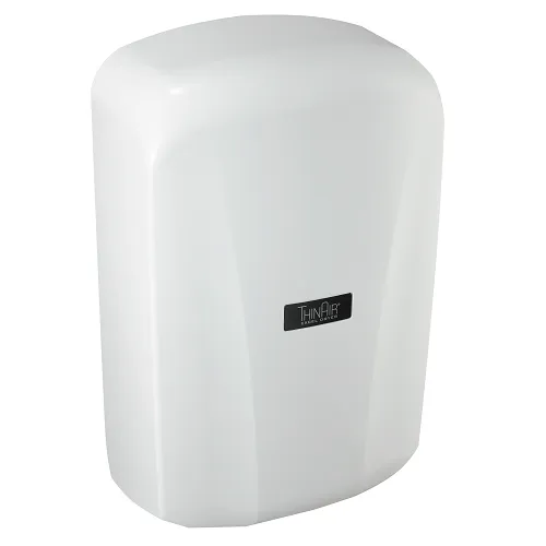 Excel Dryer ThinAir® TA-WH Hand Dryer with Electrostatic HEPA Filter - White Surface Mounted ADA-Compliant High Speed Automatic