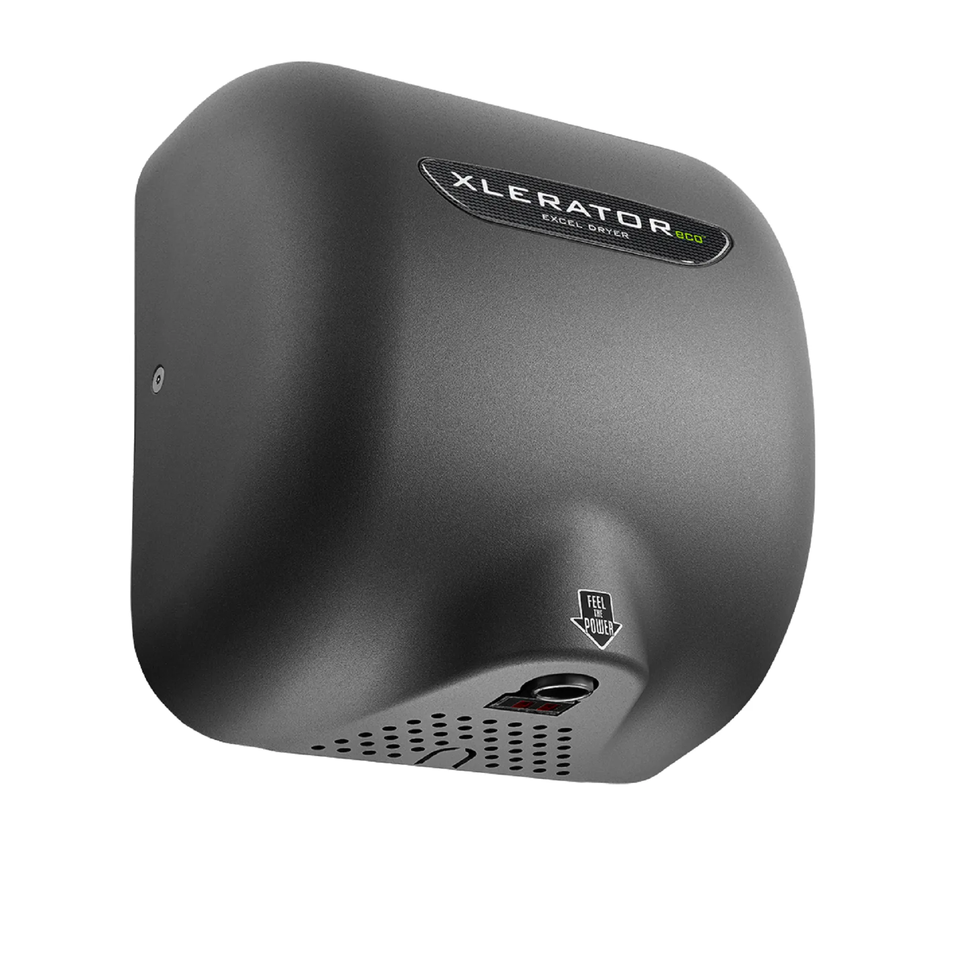 Excel Dryer XLERATOReco® XL-GR-ECO (No Heat) Hand Dryer - Textured Graphite Epoxy on Zinc Alloy High Speed Automatic Surface-Mounted