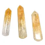 Faceted Crystal Wand - Citrine