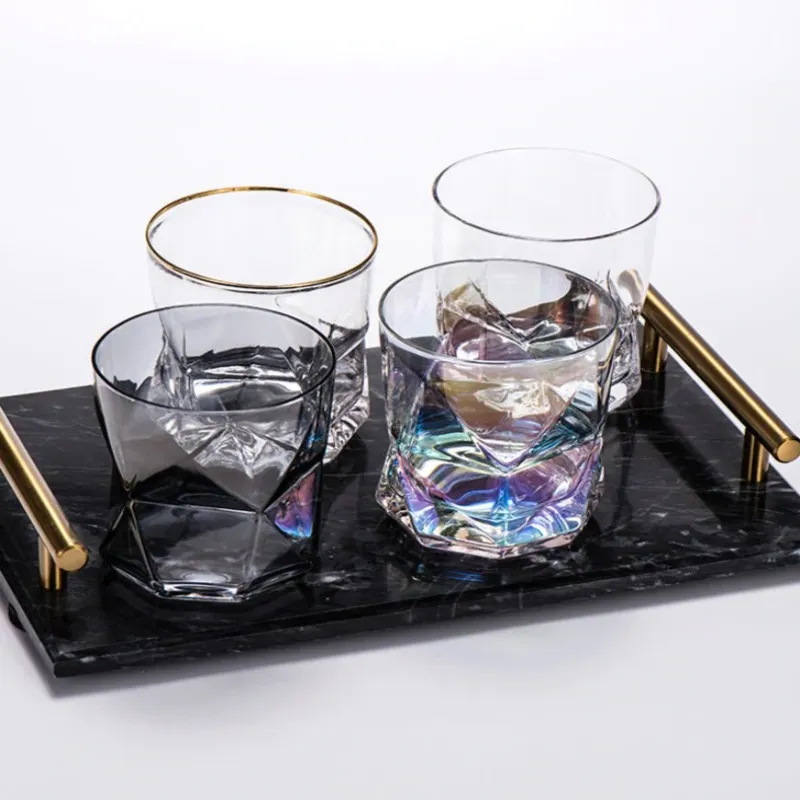 Faceted Whiskey Glasses