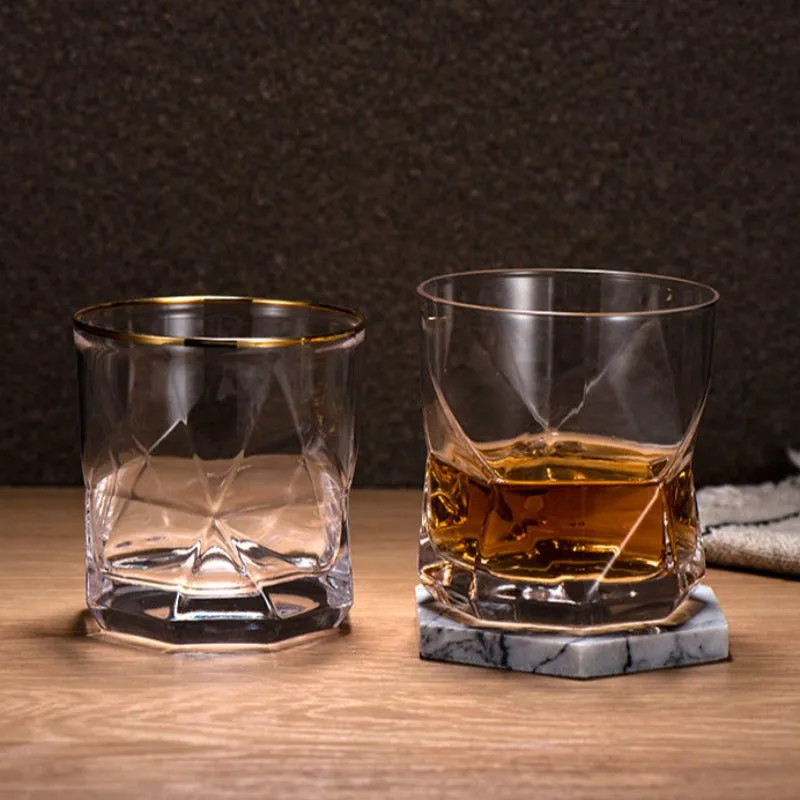 Faceted Whiskey Glasses