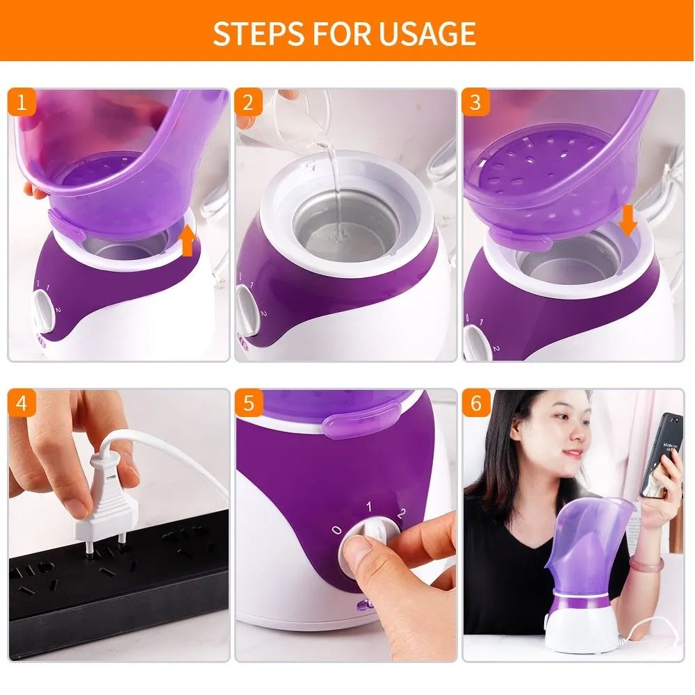 Facial Heating Sprayer Face Nose Steamer Skin Cleansing