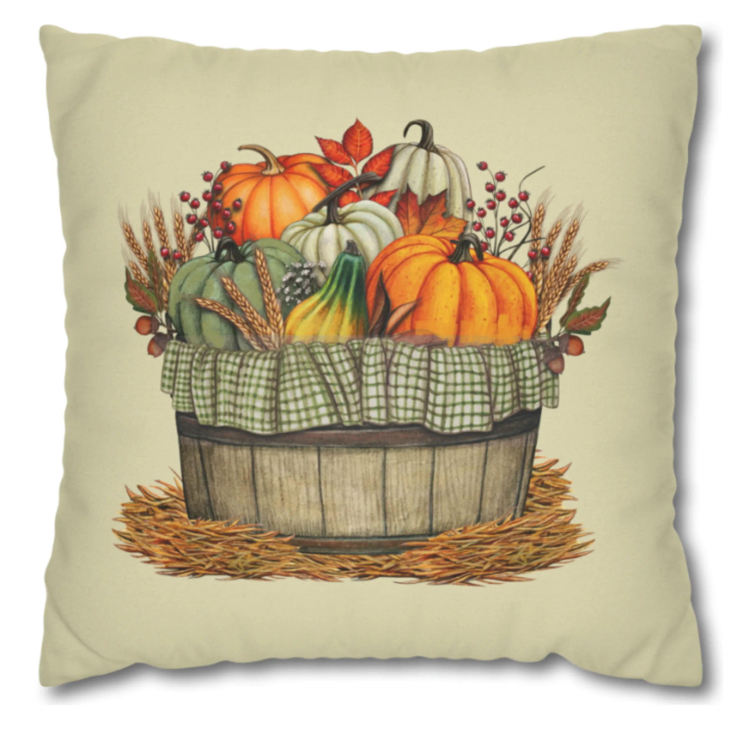 Fall Scarecrow Pillow Covers, Rustic Country Square Covers, Country Farmhouse Decor, Coordinating Pillow Cover Set, Farmhouse Pillows