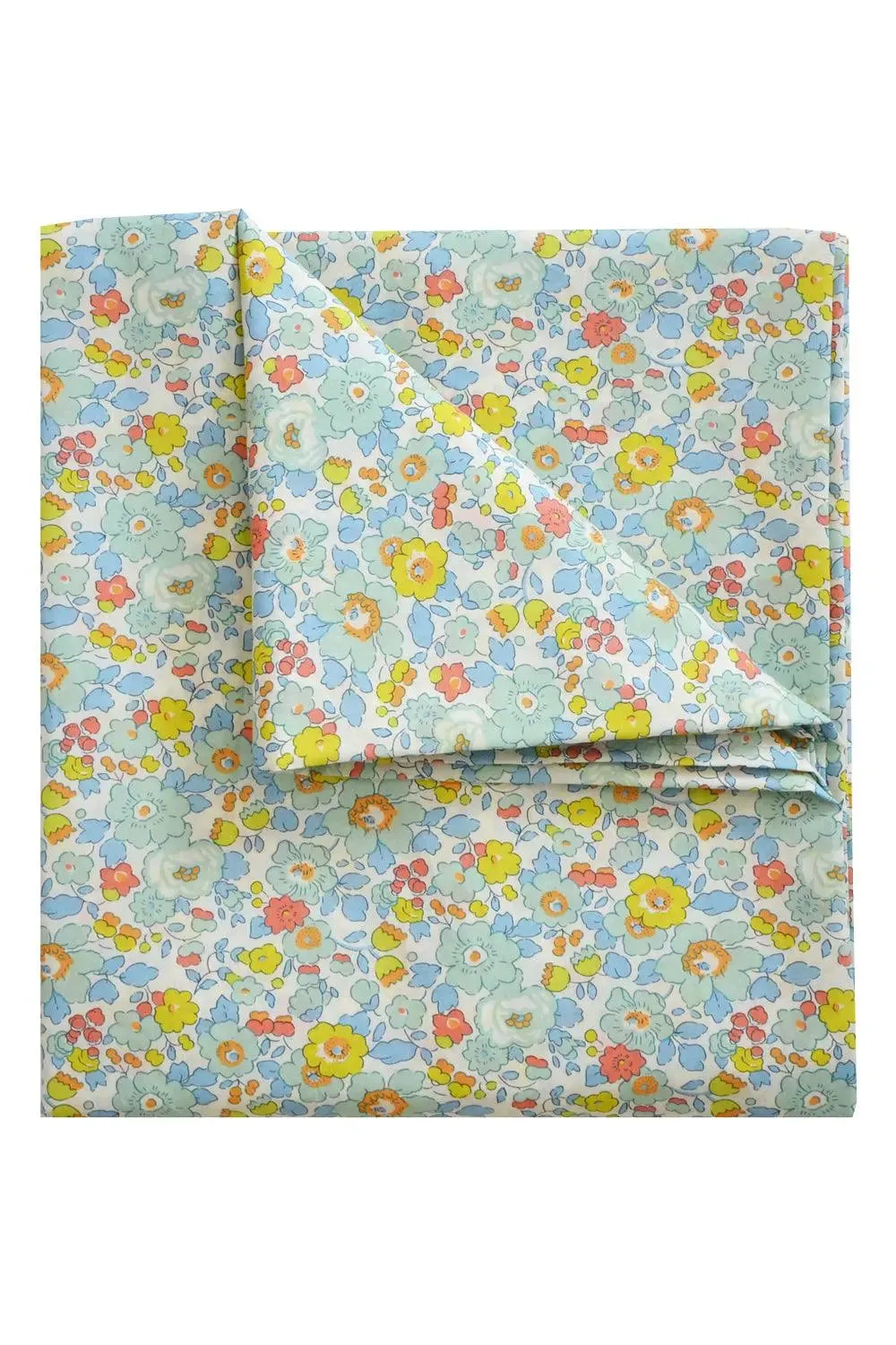 Flat Top Sheet Made With Liberty Fabric BETSY SAGE