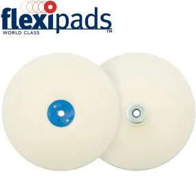 FLEXIPADS GRINDER PAD & NUT 230MM M14X2MM WHITE FLEX 20510