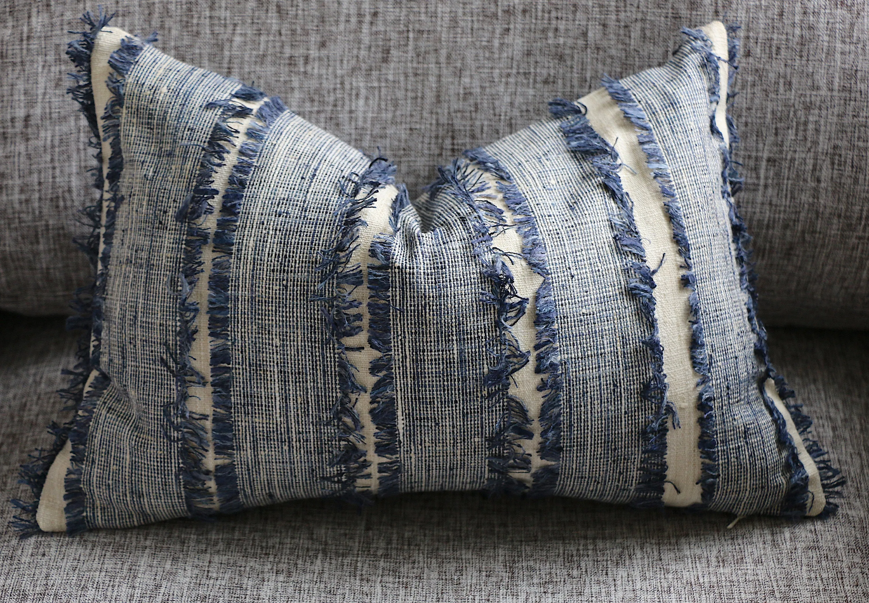 Folk Art Collection: Mix and Match Fringed, Patchwork or Ombré Pillow Cover