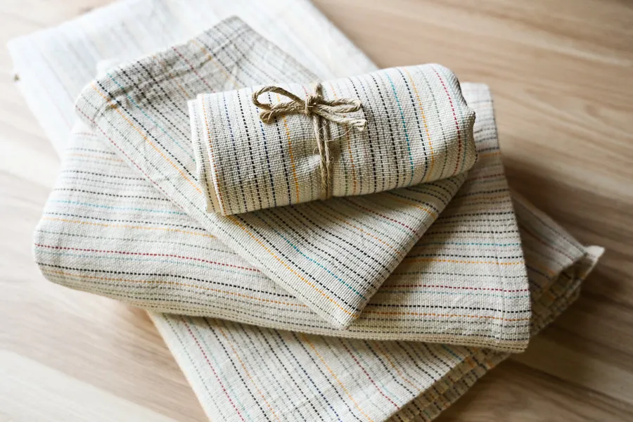 Fringeless Ella Linen Towel