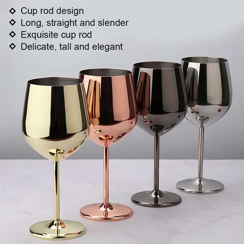 Funki Buys | Glasses | Champagne Flute 2 Pcs Set | Stainless Steel Cup