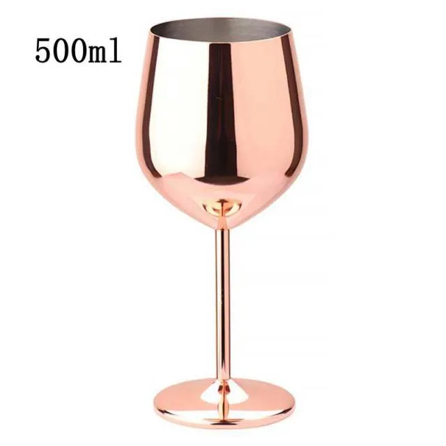 Funki Buys | Glasses | Champagne Flute 2 Pcs Set | Stainless Steel Cup