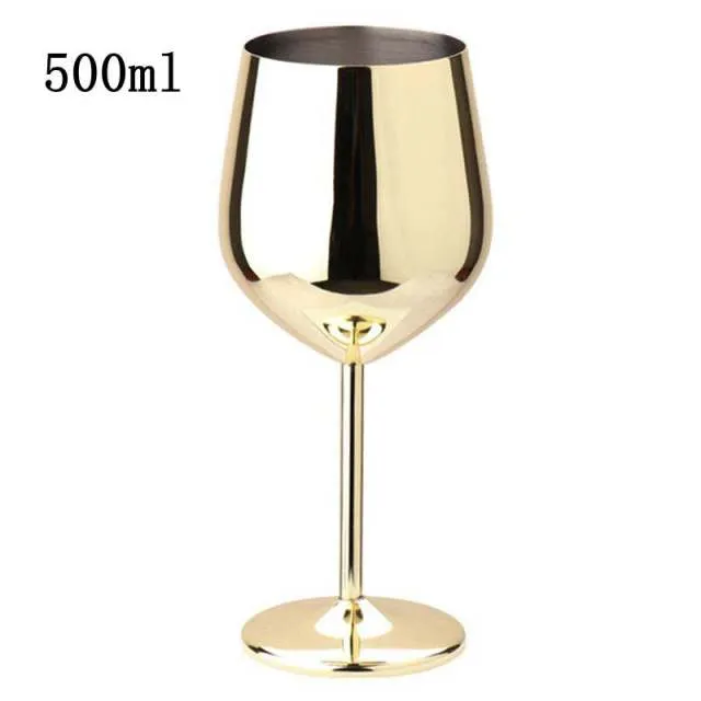 Funki Buys | Glasses | Champagne Flute 2 Pcs Set | Stainless Steel Cup