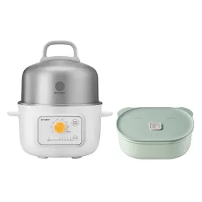 G32 Mini Electric Food Steamer with Ceramic Lunch Box - Bundle Offer