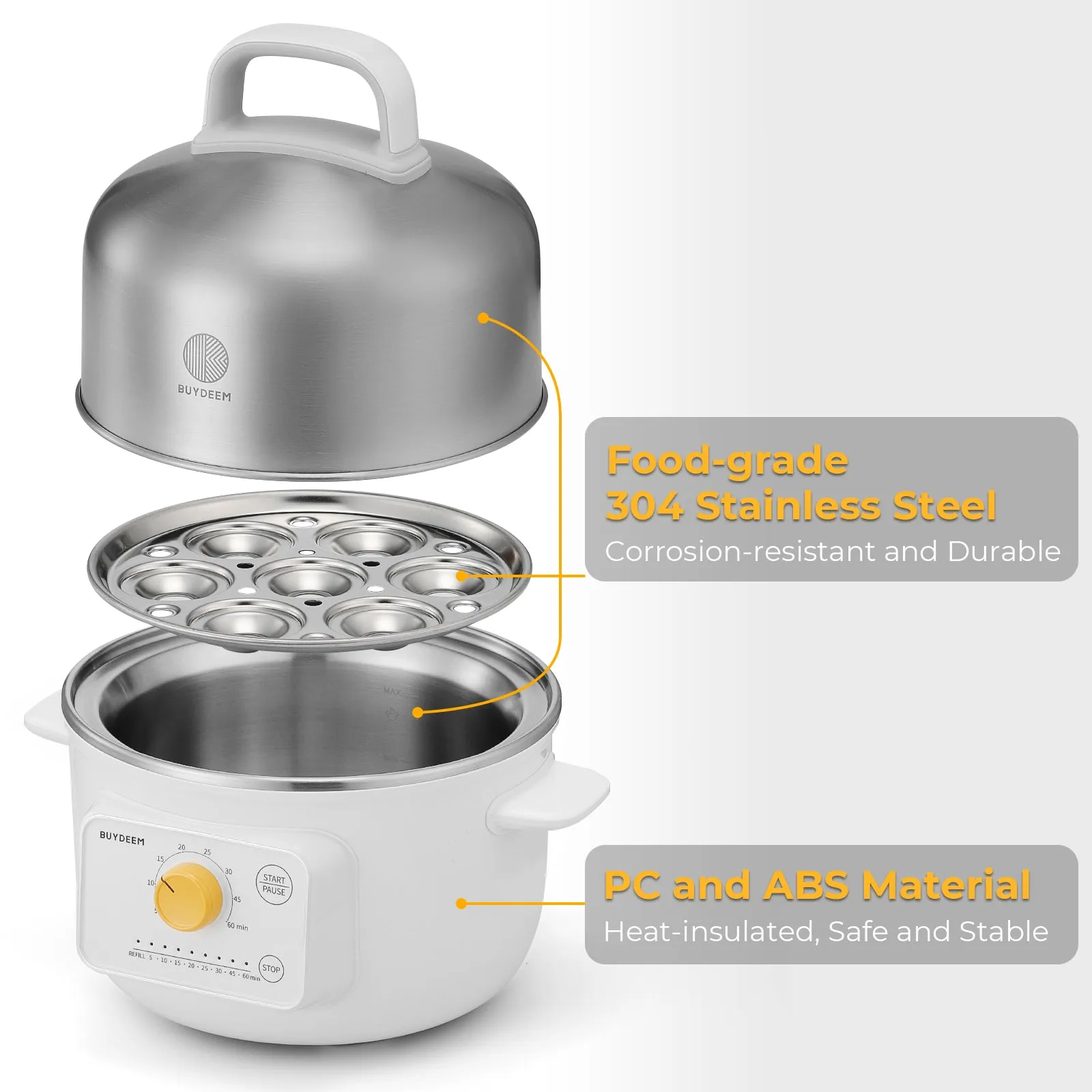 G32 Mini Electric Food Steamer with Ceramic Lunch Box - Bundle Offer