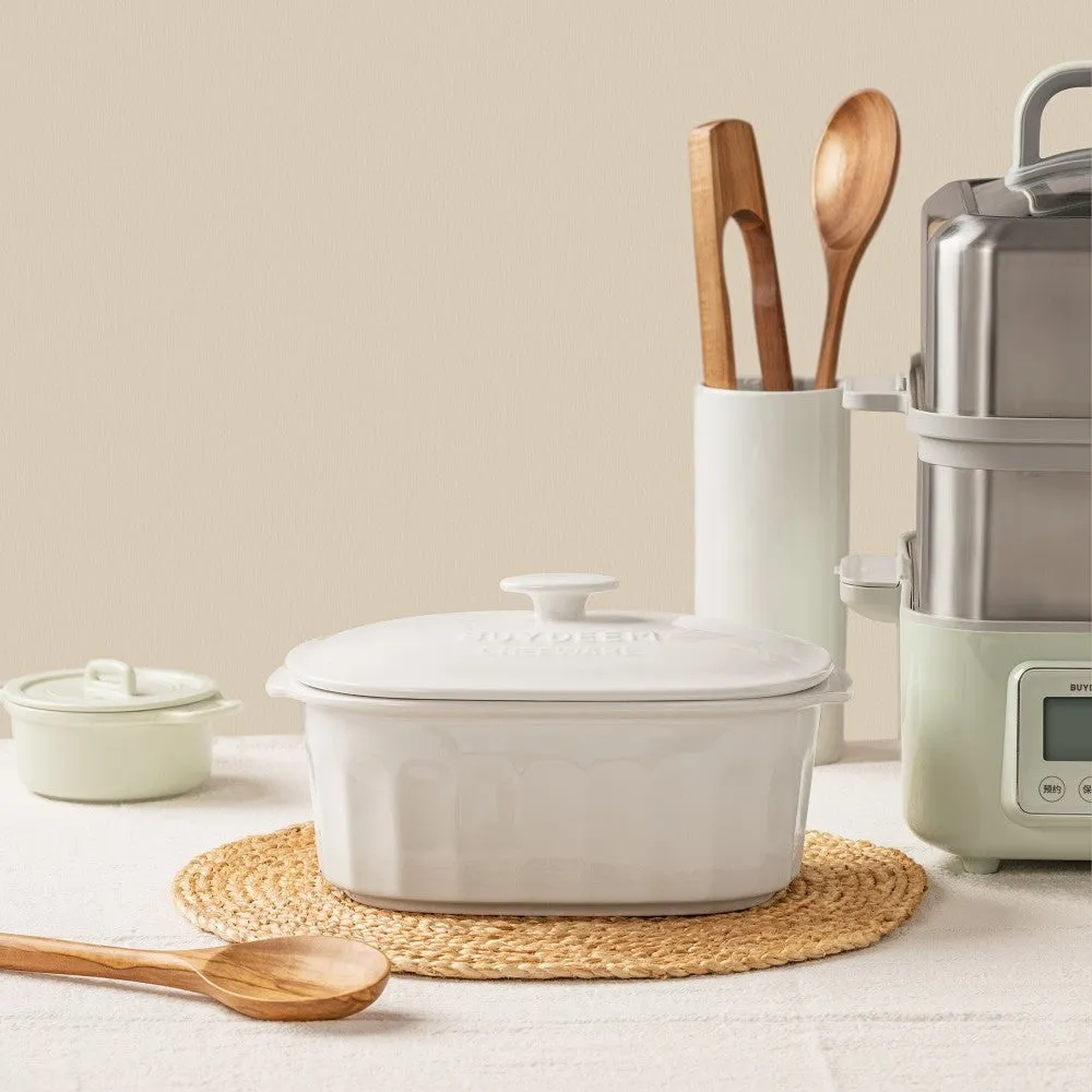 G563 Electric Food Steamer with Ceramic Cocotte - Bundle Offer