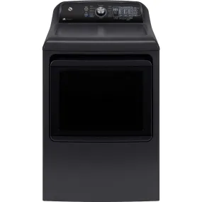 GE 7.4 cu.ft. Top Load Electric Dryer with SaniFresh Cycle Diamond Grey - GTD69EBPTDG