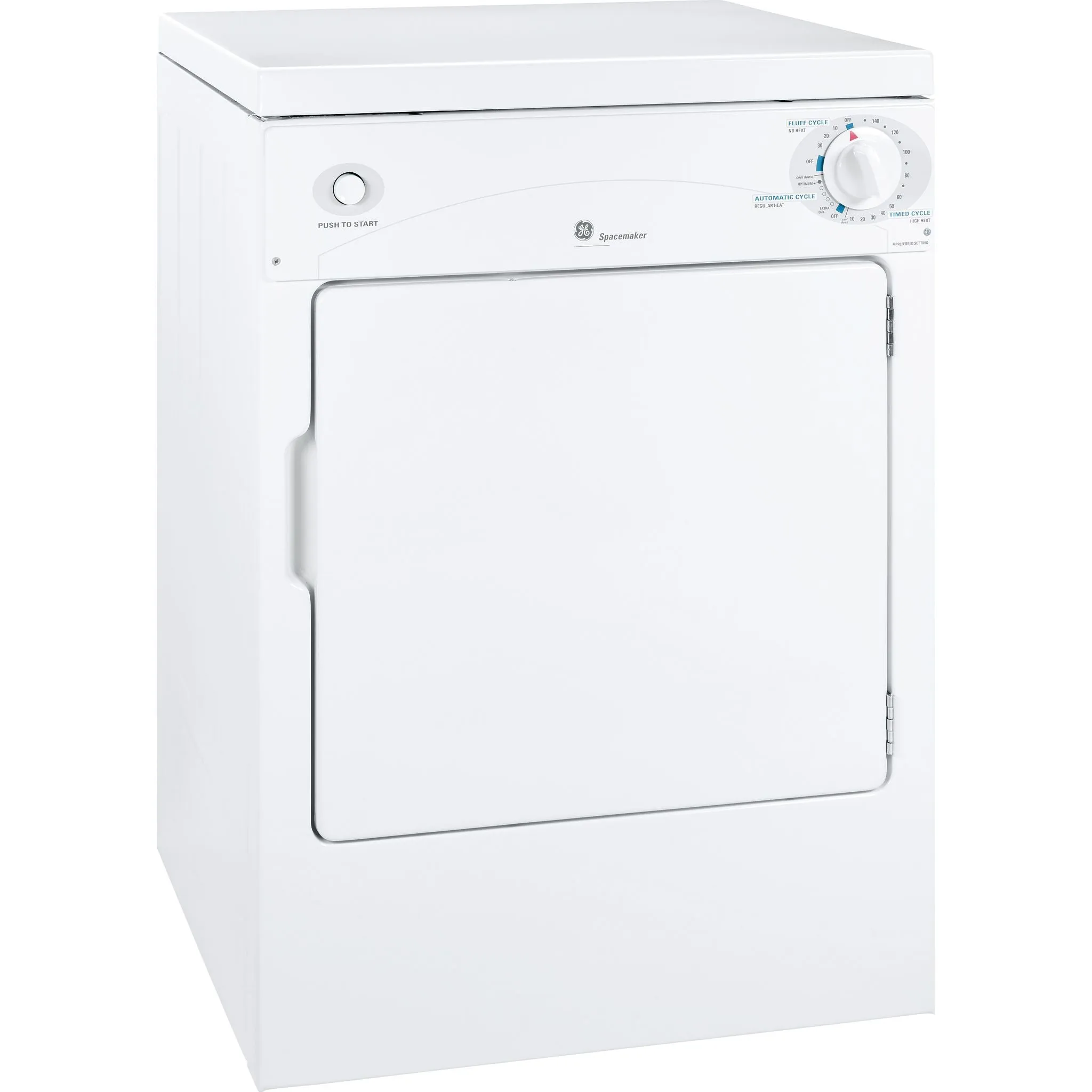 GE Dryer (PSKP333EBWW) - White