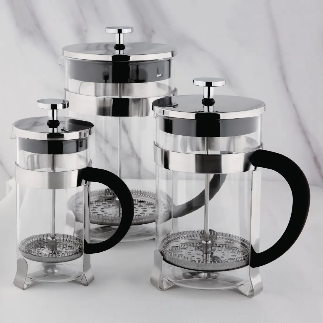 GF233 Olympia Contemporary Glass Cafetiere 12 Cup