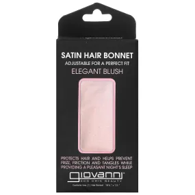 Giovanni Satin Hair Bonnet - Blush