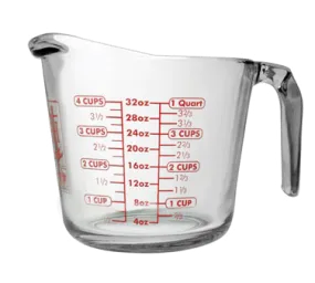 Glass Measuring Cup, 4 Cups