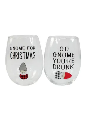 Gnome Stemless Wine Glass