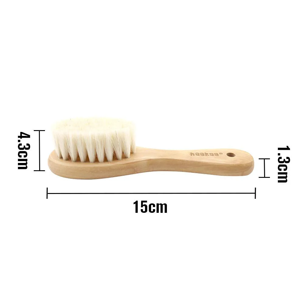 Goat Wool Baby Hair Brush