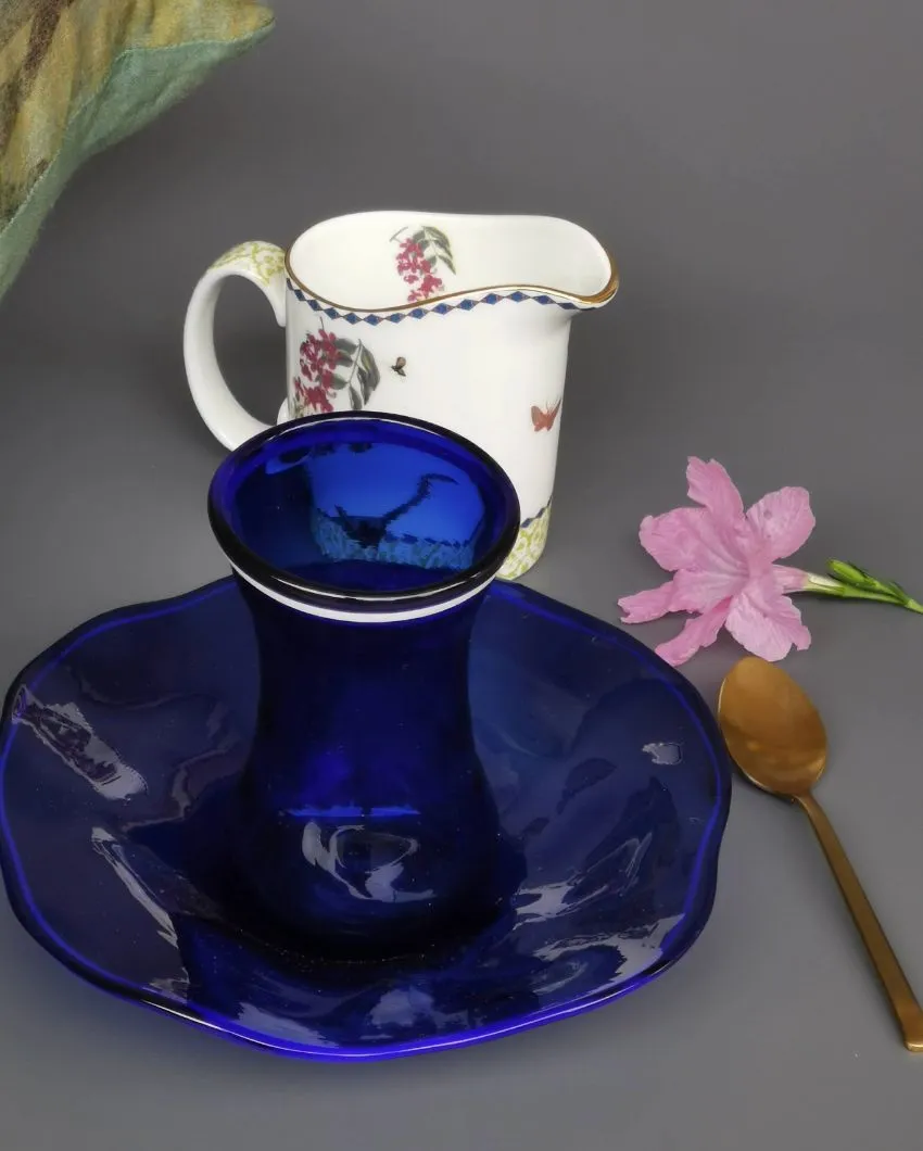 Handblown Glass Turkish Tulip Cup And Saucer Set | 11 x 15 inches