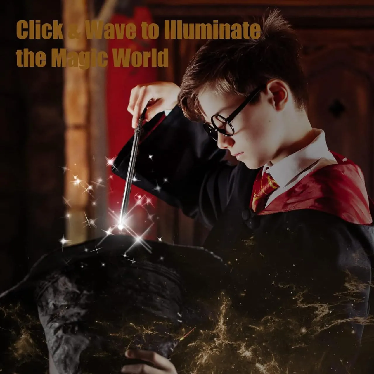 Harry Potter Light Wand Toy for Kids Gift with Music Box