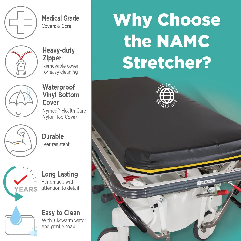 Hausted Surgi-Stretcher (Model 575) 4" Standard Stretcher Pad with Color Identifier