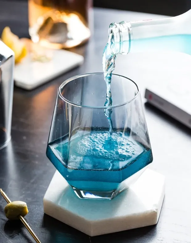 Hexagon Cocktail Glasses