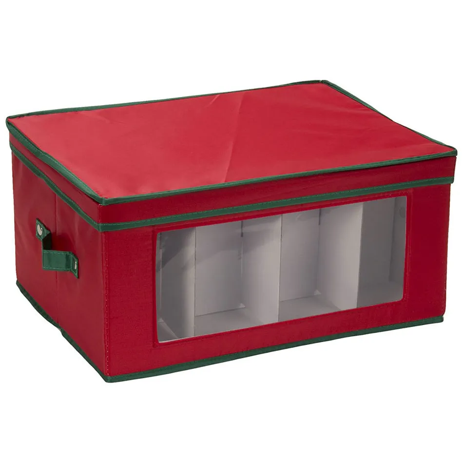 Holiday Wine Glass Storage Box