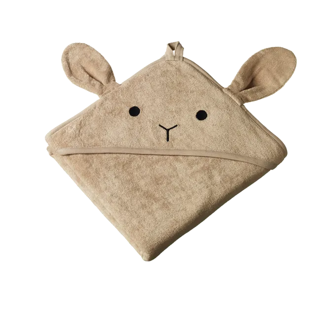 Hooded Towel - Bunny Nougat