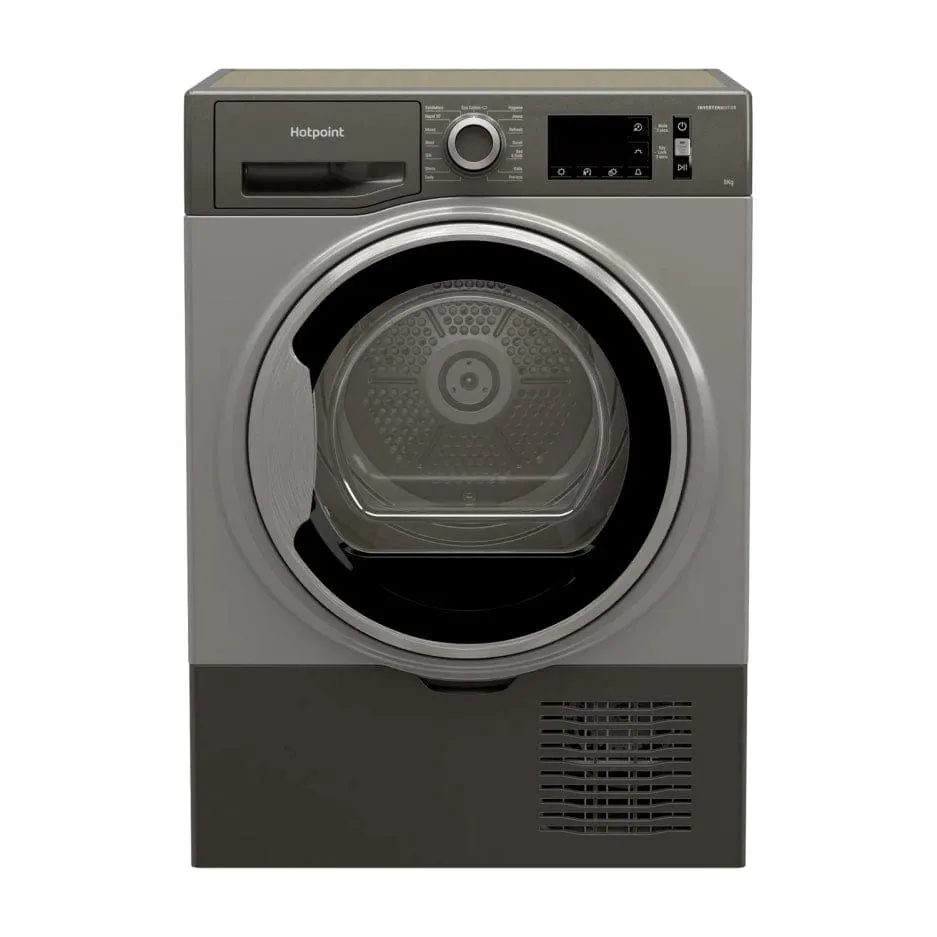 Hotpoint H3D81GSUK 8kg Freestanding Condenser Tumble Dryer Graphite