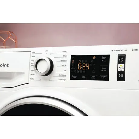 Hotpoint NTSM1192SKUK 9kg Heat Pump Tumble Dryer - White