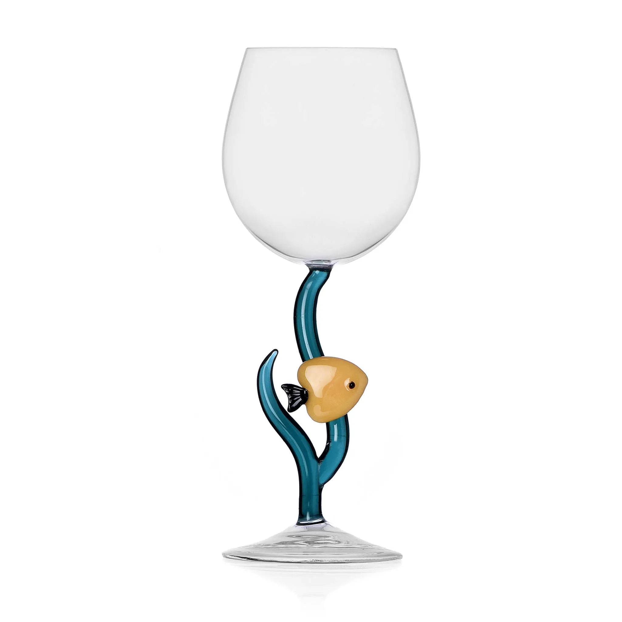 Ichendorf Milano Yellow Fish and Seaweed Wine Glass, 350ml