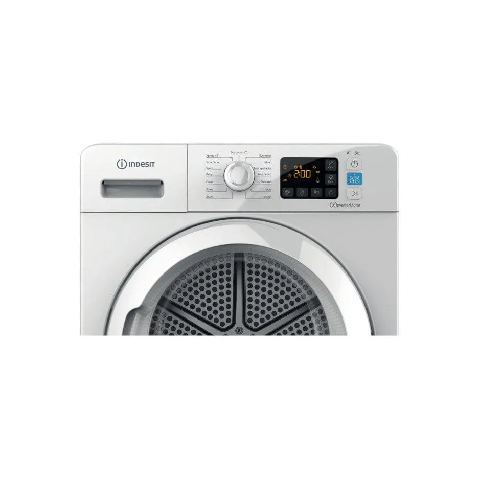 Indesit YTM1182XUK 8kg Freestanding Heat Pump Tumble Dryer - White