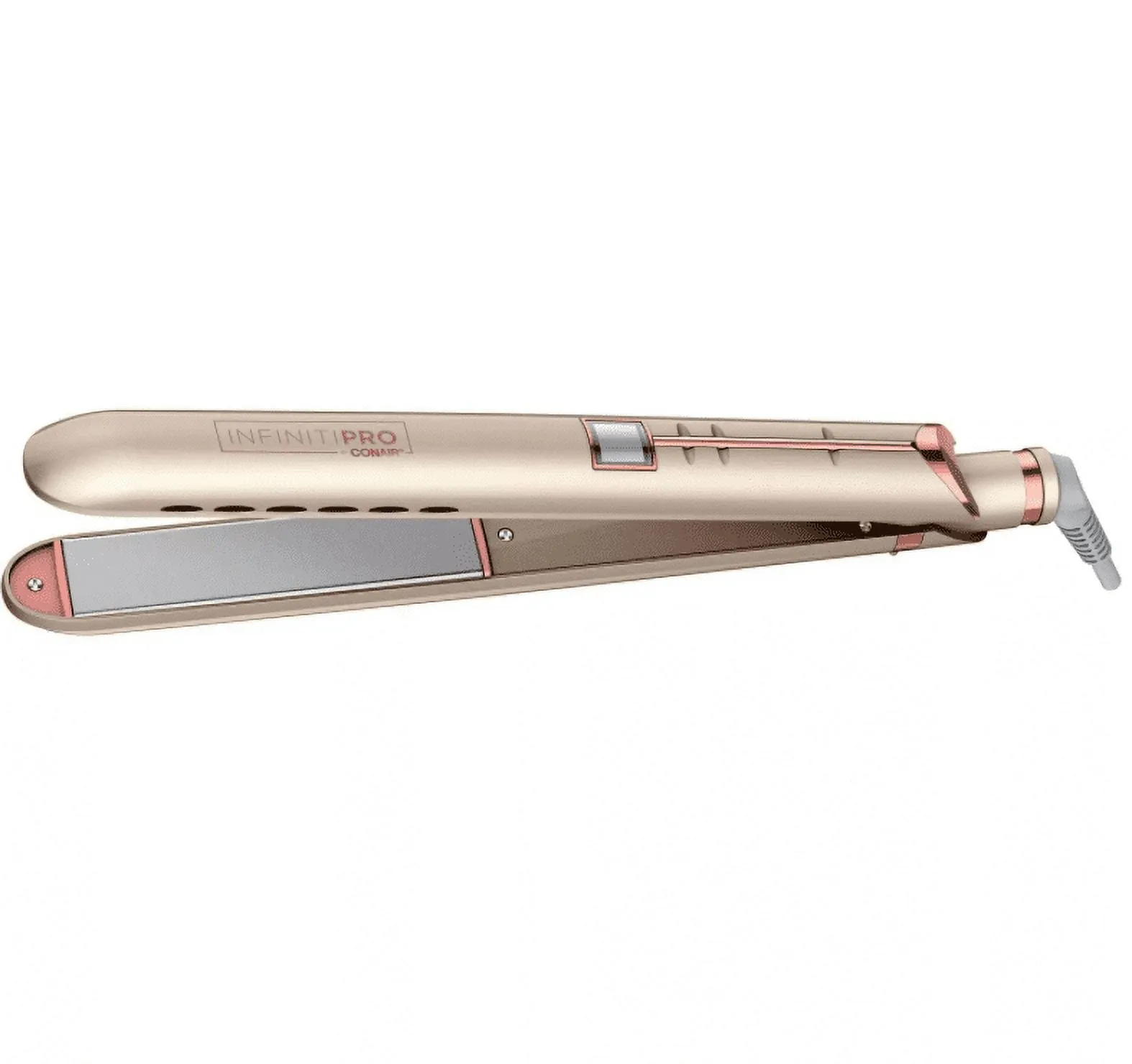 Infinitipro by Conair Frizz Free Titanium Ceramic Flat Iron, 1-inch CS600