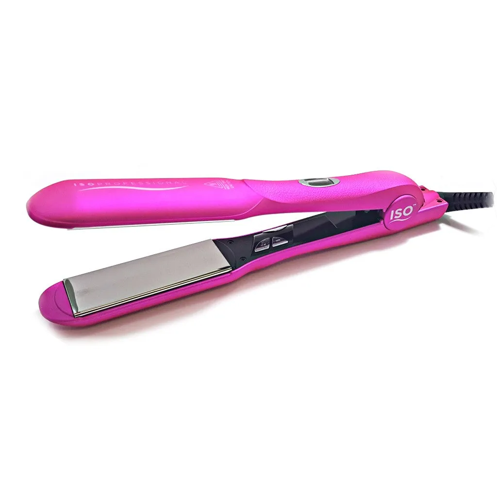 Iso Beauty Gold Collection Metallic Pink 1.5" Digital Infrared | Flat Iron